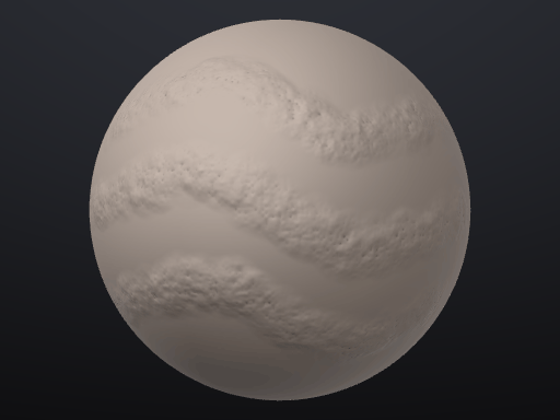 Rough Clay brush preview